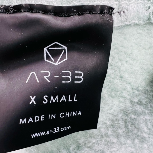 ARX LAB AR-33 SAGE CLOUD TIE DYE ATHLETIC FLEECE SHORTS - Picture 7 of 7